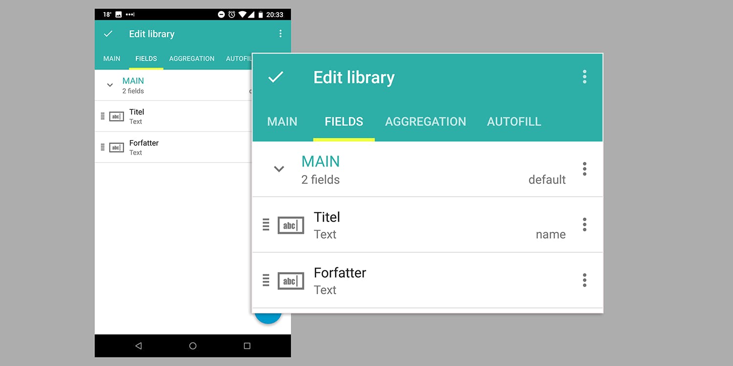 Opret bibliotek: Memento Database